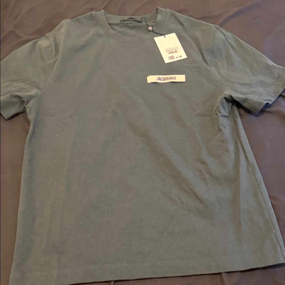 Jacquemus Dark Green Short Sleeve Tee